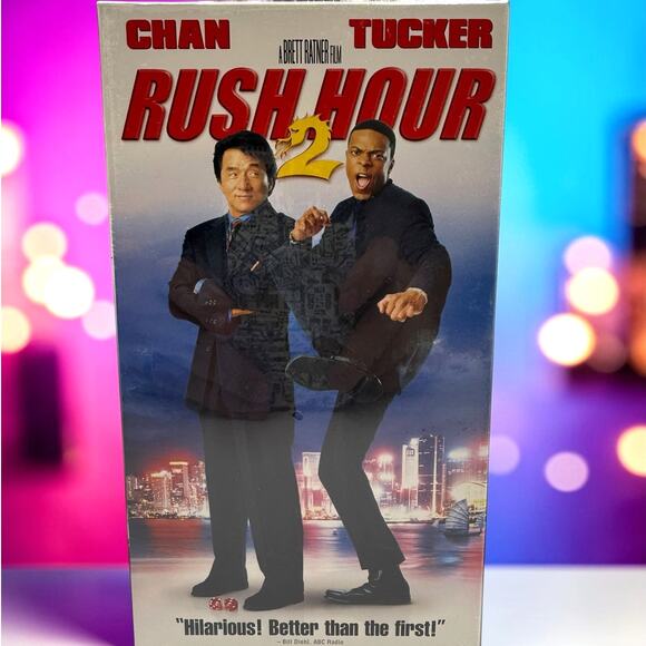 VHS Other - Rush Hour 2 VHS 2001 Comedy Jackie Chan Chris Tucker NEW Sealed